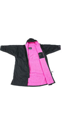 2024 Dryrobe Advance Langarmshirt Zum Wechseln Robe V3 DALSV3 - Black / Pink